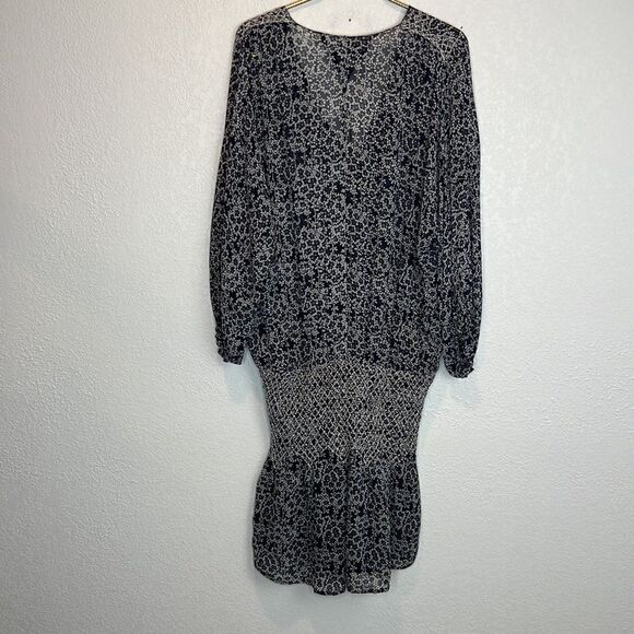 New Ulla Johnson Samir’s Blue Silk Mini Dress Size 8 - Picture 8 of 16